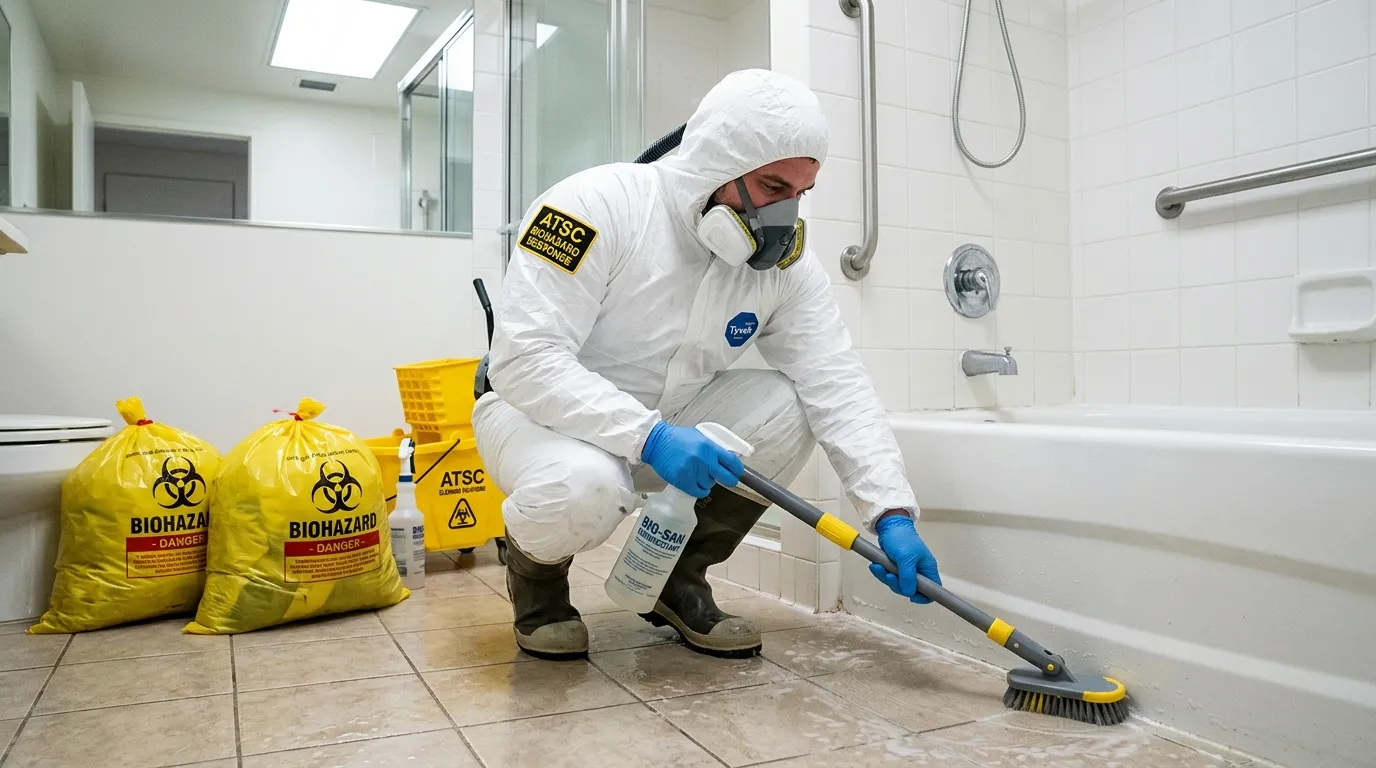 Decontamination equipment deployed for Blood Cleanup in Corte Madera